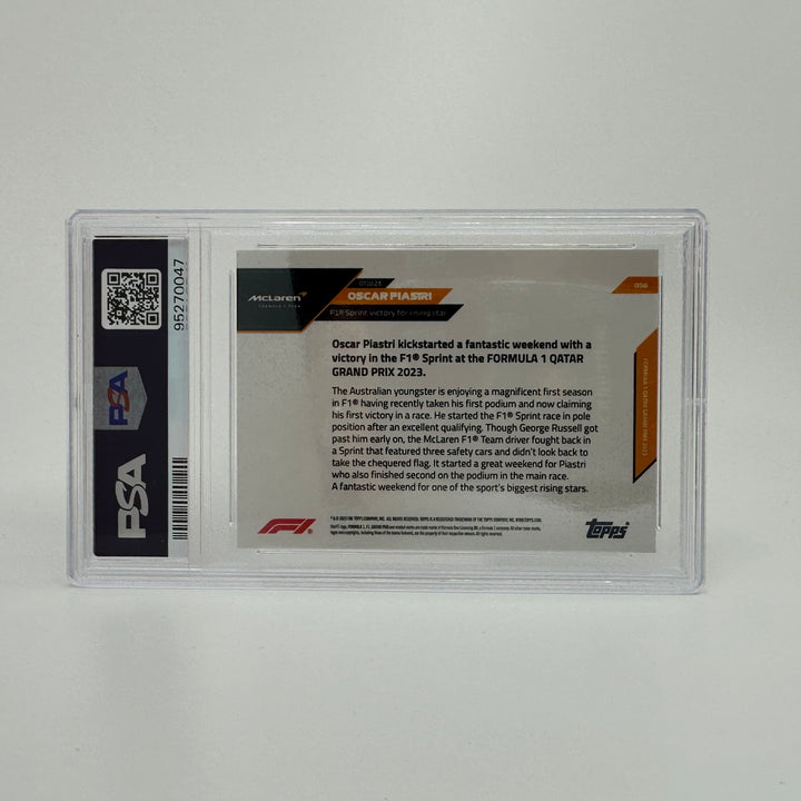 PSA 9 - 43/99 Oscar Piastri #56 - Orange - 2023 Topps Now