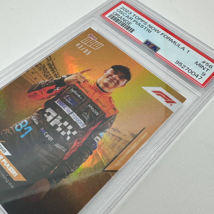 PSA 9 - 43/99 Oscar Piastri #56 - Orange - 2023 Topps Now