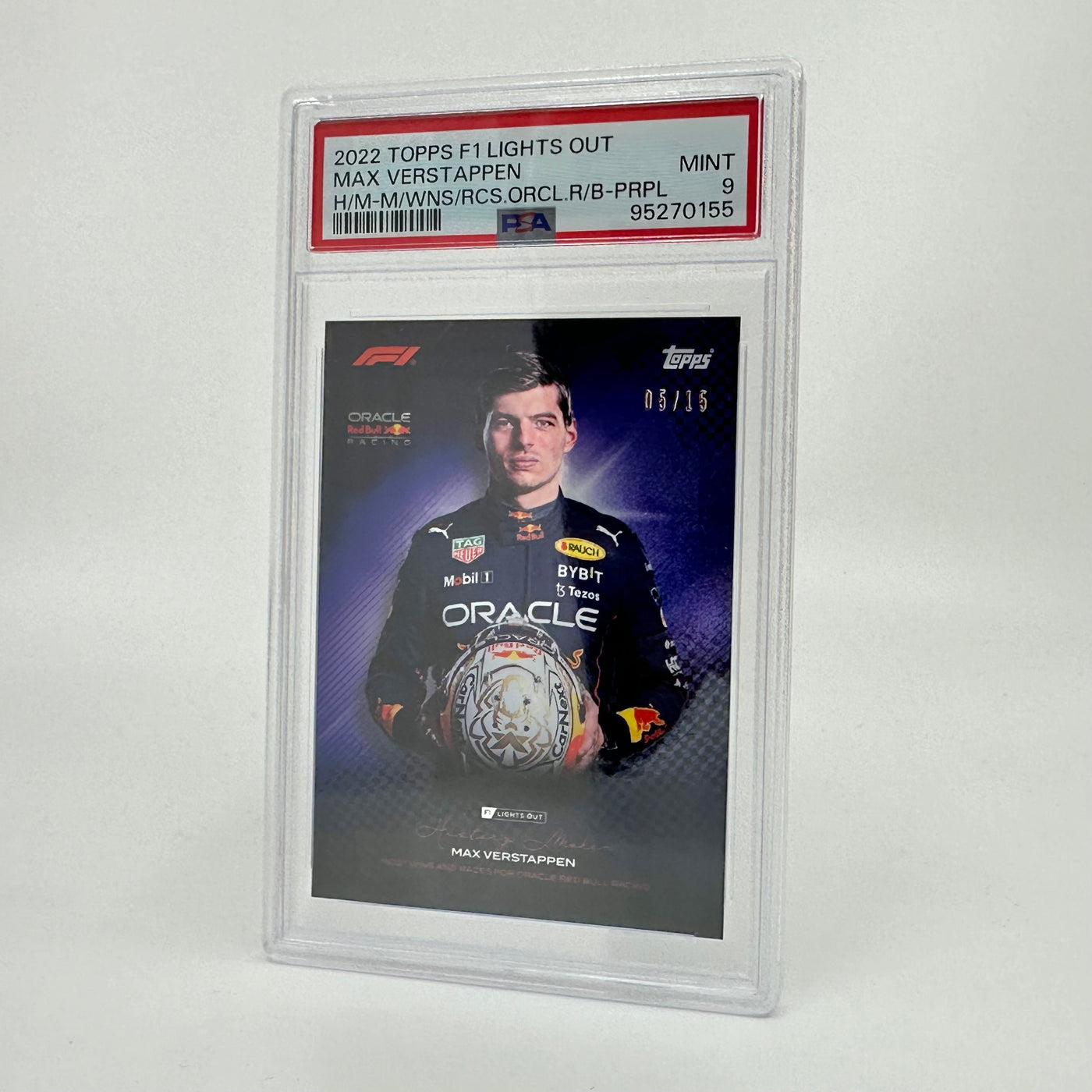 PSA 9 - 05/15 - Verstappen - History Maker - Purple