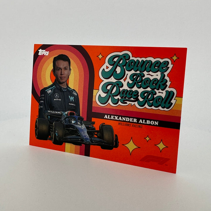 3/25 Orange - Alexander Albon - 2022 Topps Formula 1 - Bounce, Rock, Race, Roll