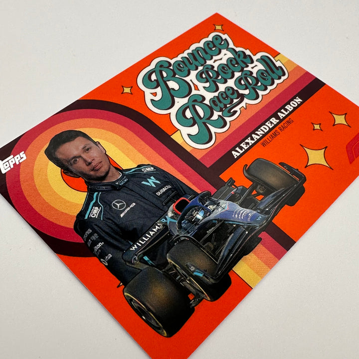 3/25 Orange - Alexander Albon - 2022 Topps Formula 1 - Bounce, Rock, Race, Roll