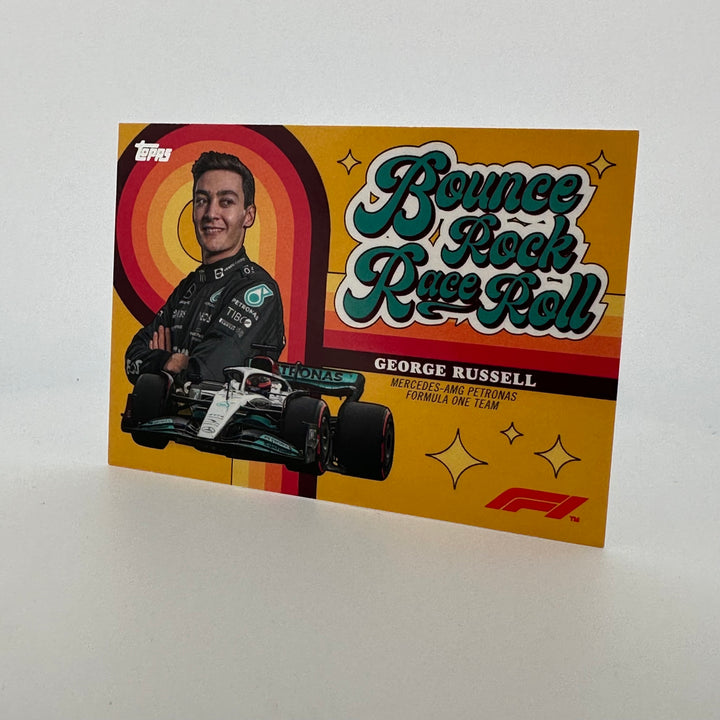 13/50 Gold - George Russell - 2022 Topps Formula 1 - Bounce, Rock, Race, Roll