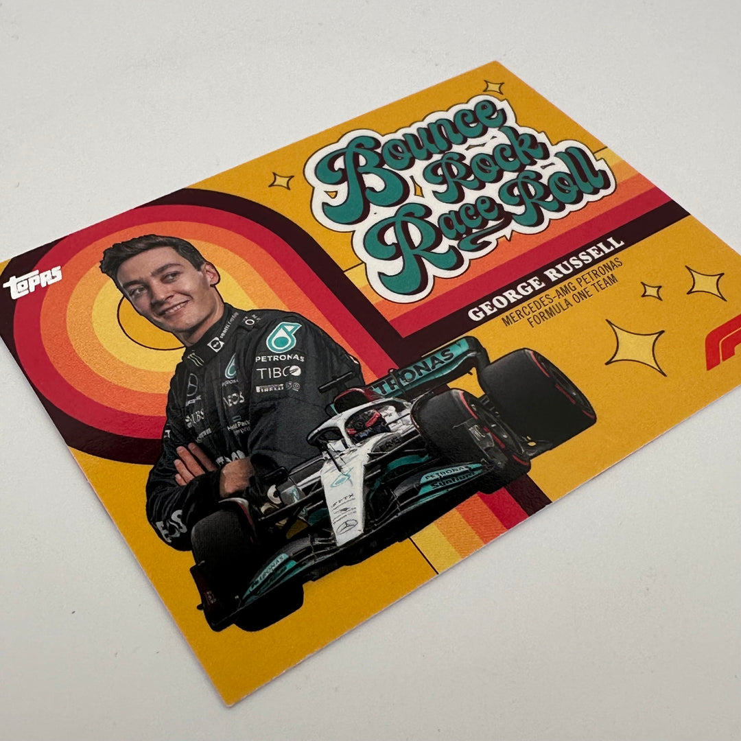 13/50 Gold - George Russell - 2022 Topps Formula 1 - Bounce, Rock, Race, Roll