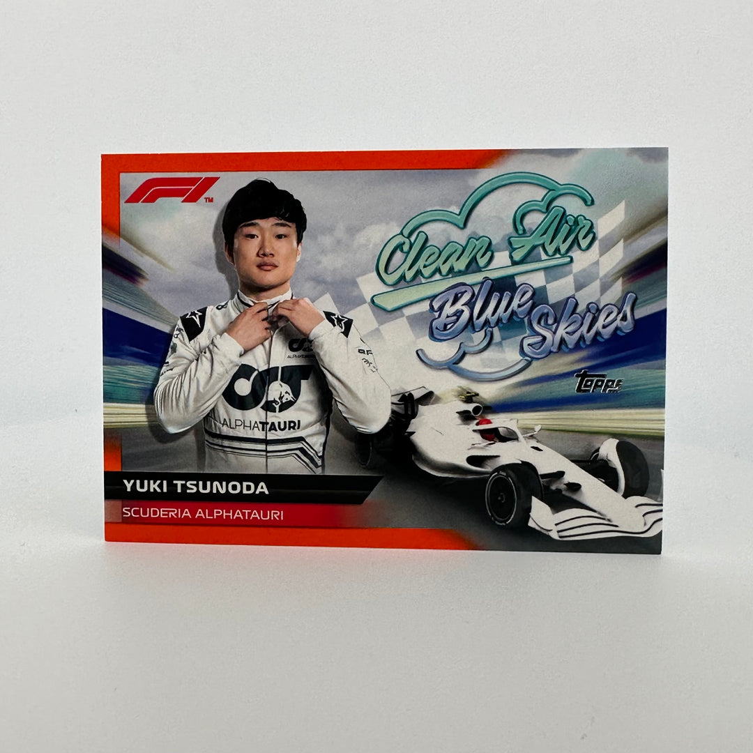 5/25 Orange - Yuki Tsunoda #CABSYT - Clean Air, Blue Skies
