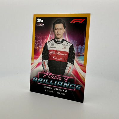 04/50 - Zhou Guanyu - #FOBZG - Flash Of Brilliance - Gold
