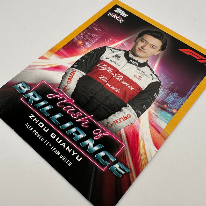 04/50 - Zhou Guanyu - #FOBZG - Flash Of Brilliance - Gold