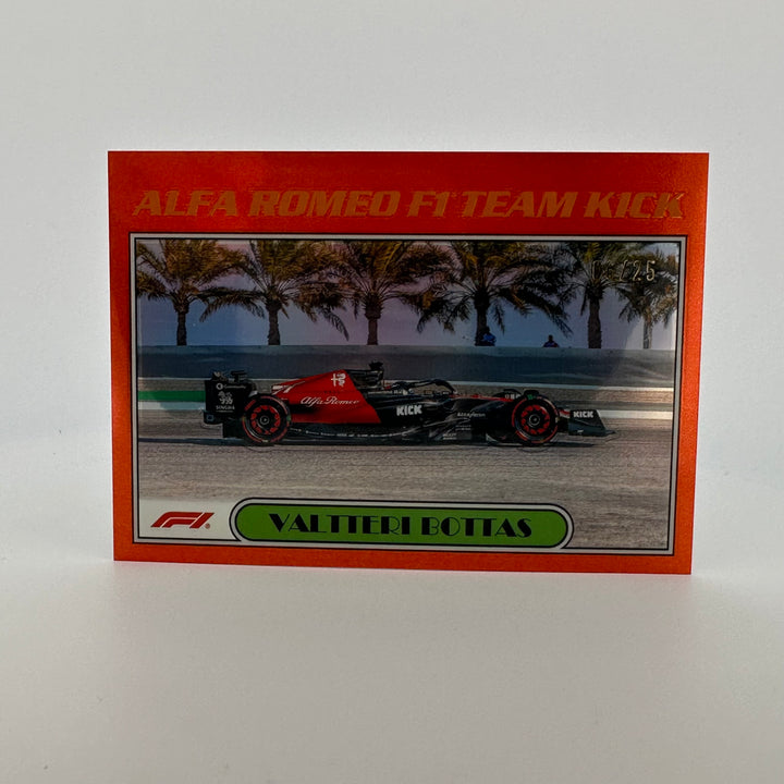 6/25 Orange - Valteri Bottas - Alfa Romeo - #AU77-VB - 1977 - 2023 Chrome