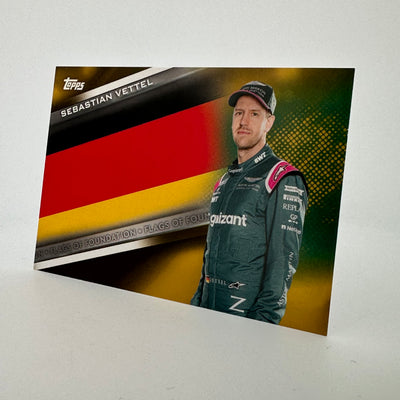 16/50 Gold - Sebastian Vettel - #FF-SV - Flags Of Foundation