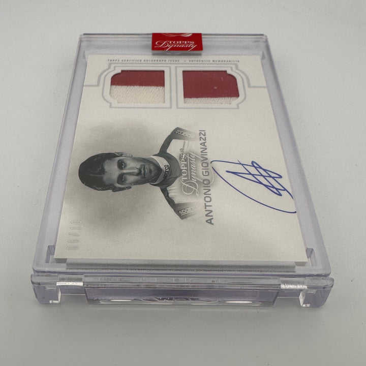 06/10 Silver - Antonio Giovinazzi #SDA-AG 2020 Dynasty Autograph Dual Relic