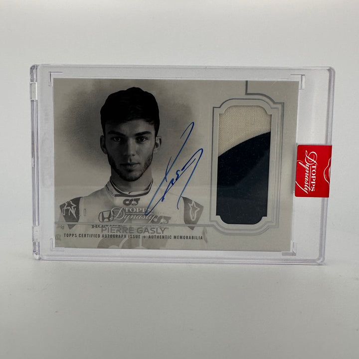 07/10 Silver - Pierre Gasly #DAP-PG - 2020 Topps Dynasty F1 Autograph Patch