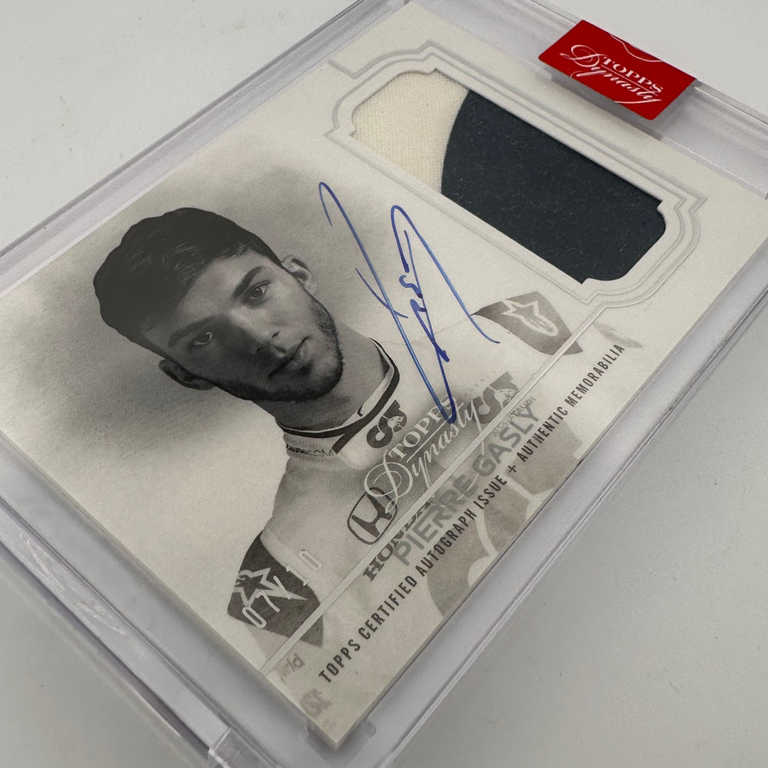 07/10 Silver - Pierre Gasly #DAP-PG - 2020 Topps Dynasty F1 Autograph Patch