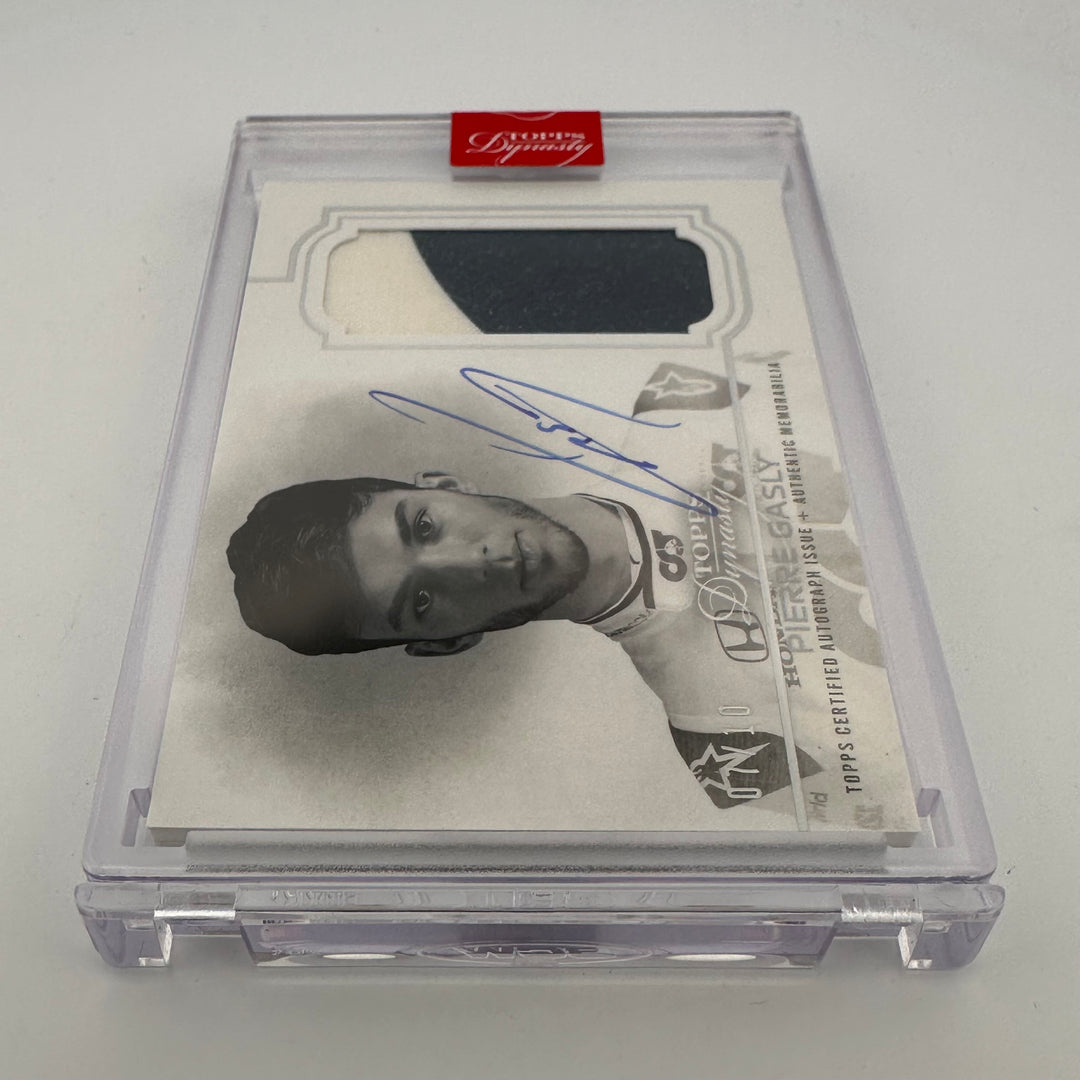 07/10 Silver - Pierre Gasly #DAP-PG - 2020 Topps Dynasty F1 Autograph Patch