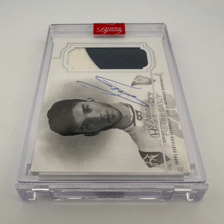 07/10 Silver - Pierre Gasly #DAP-PG - 2020 Topps Dynasty F1 Autograph Patch