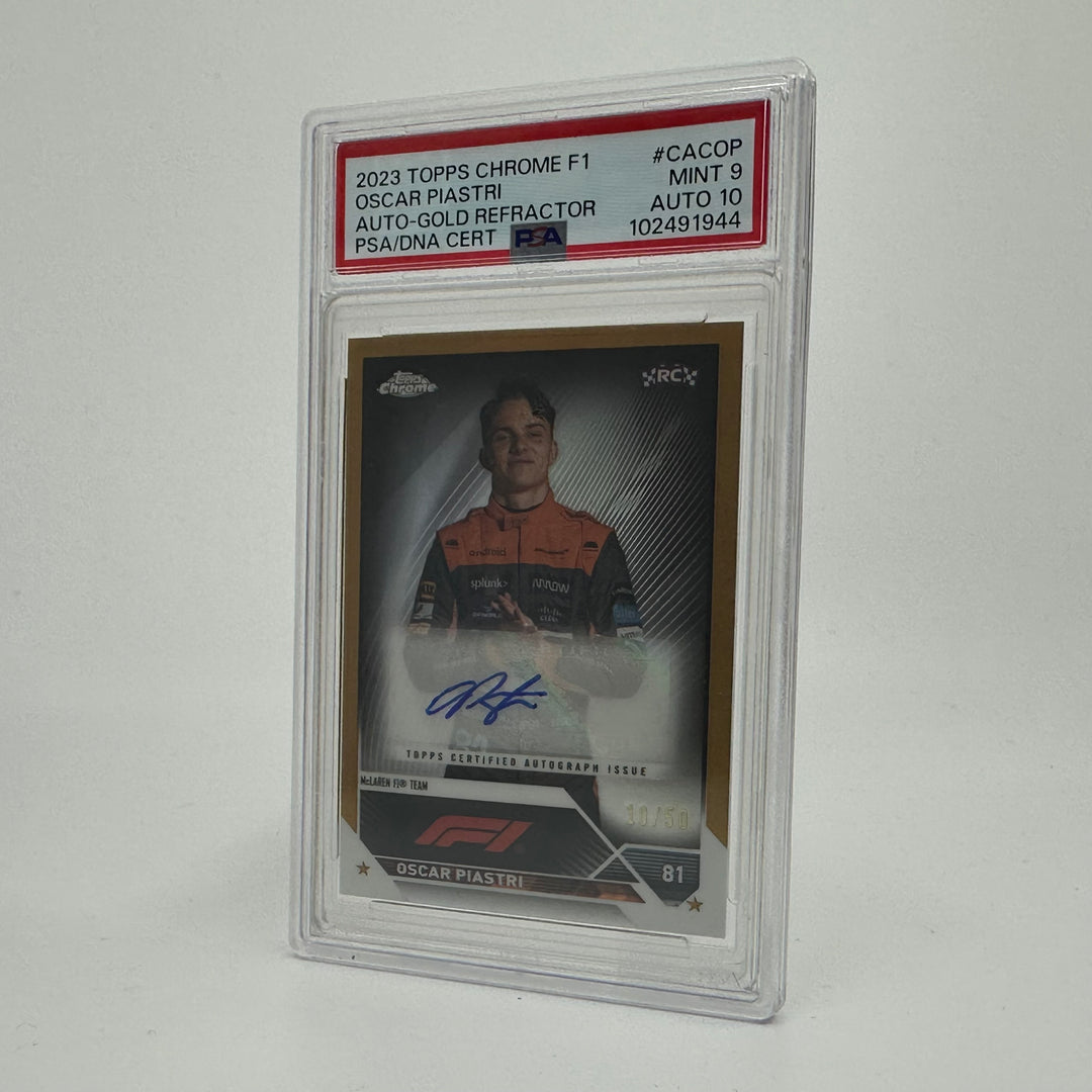 PSA 9&10 - 10/50 - Oscar Piastri #CACOP - Auto Gold - Rookie Card