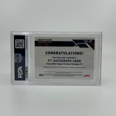 PSA 9&10 - 10/50 - Oscar Piastri #CACOP - Auto Gold - Rookie Card