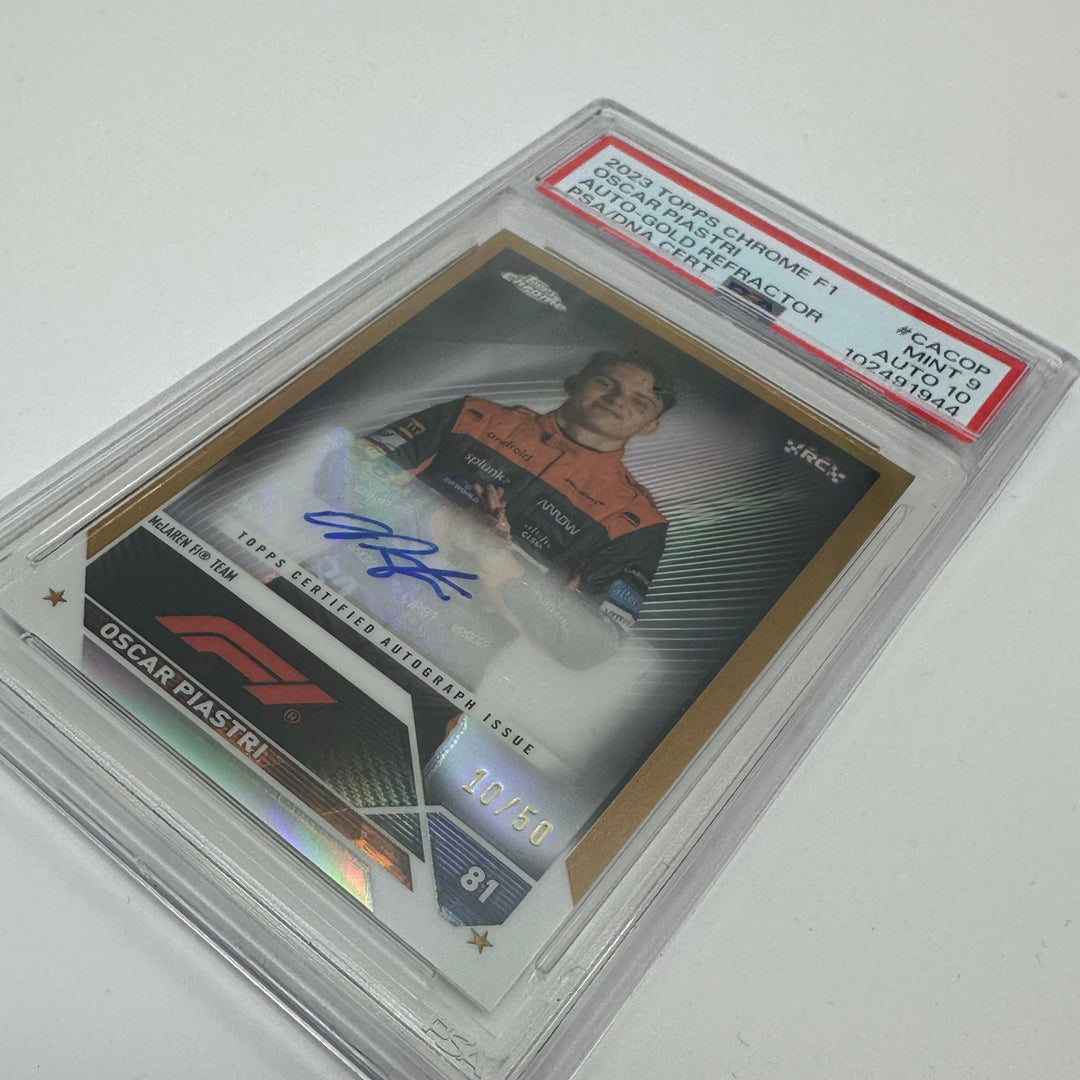 PSA 9&10 - 10/50 - Oscar Piastri #CACOP - Auto Gold - Rookie Card
