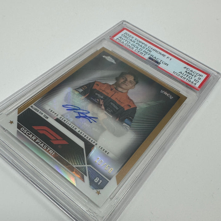 PSA 9&10 - 10/50 - Oscar Piastri #CACOP - Auto Gold - Rookie Card