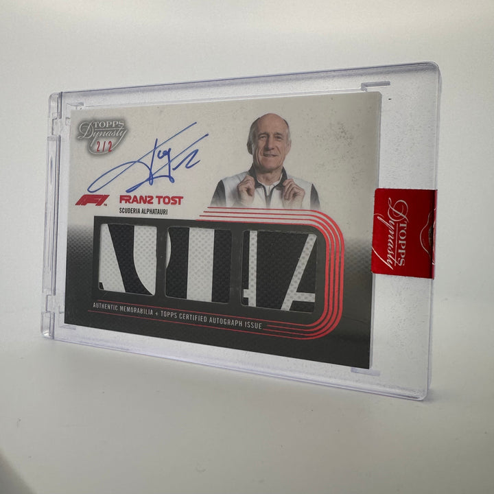 2/2 - Franz Tost - 2022 Dynasty Triple Relic Autograph - #SDTRA-FTI