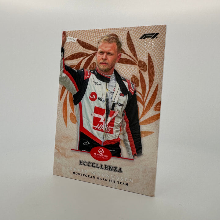2/5 Kevin Magnussen - Trionfo - Orange - 2024 Topps Eccellenza F1