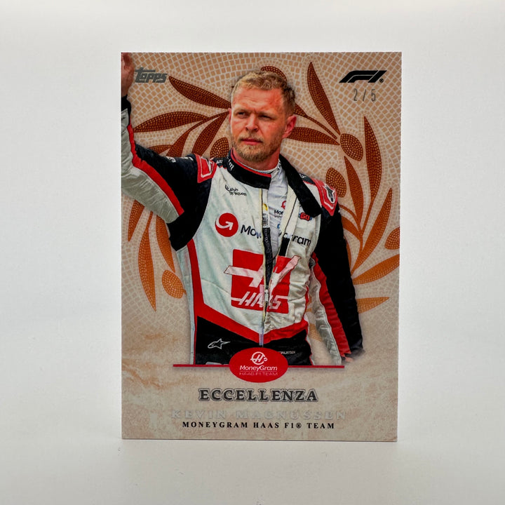 2/5 Kevin Magnussen - Trionfo - Orange - 2024 Topps Eccellenza F1