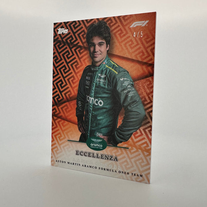 4/5 Lance Stroll - Orange - 2024 Topps Eccellenza F1