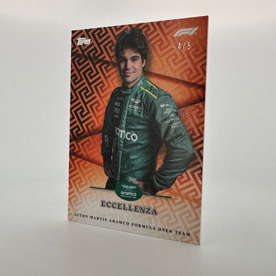 4/5 Lance Stroll - Orange - 2024 Topps Eccellenza F1