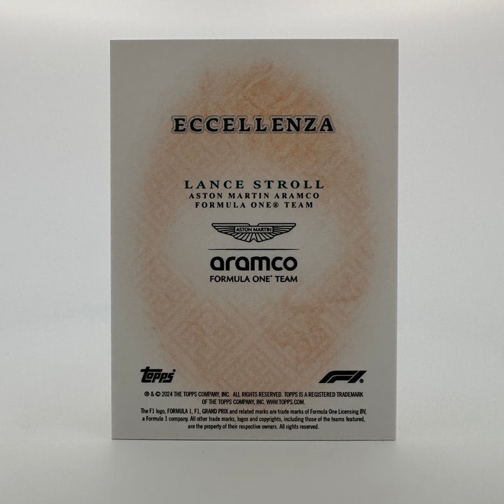 4/5 Lance Stroll - Orange - 2024 Topps Eccellenza F1