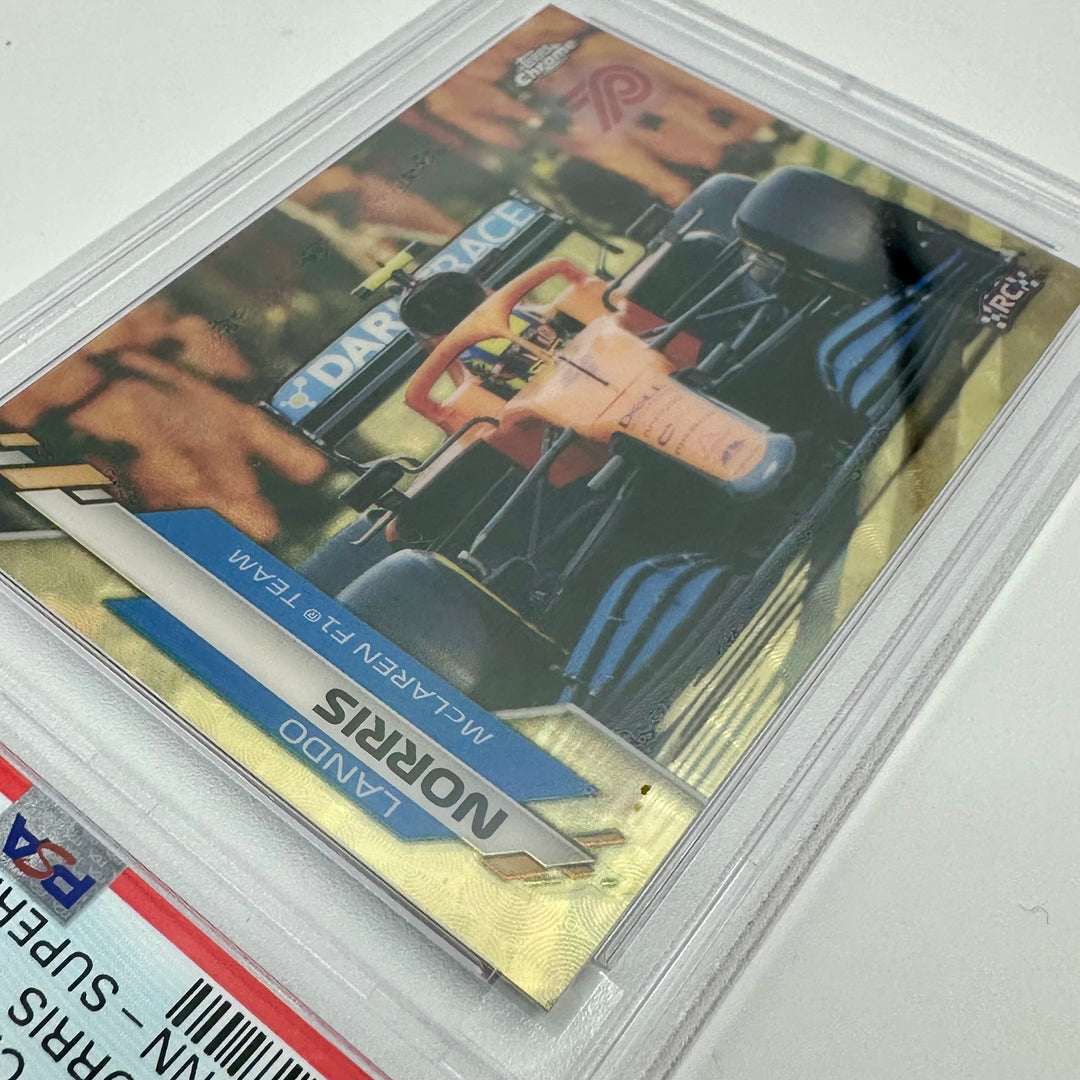 Superfractor - PSA 10 - Lando Norris #27 - 70th Ann - 2020 Topps Chrome F1 - Rookie Card
