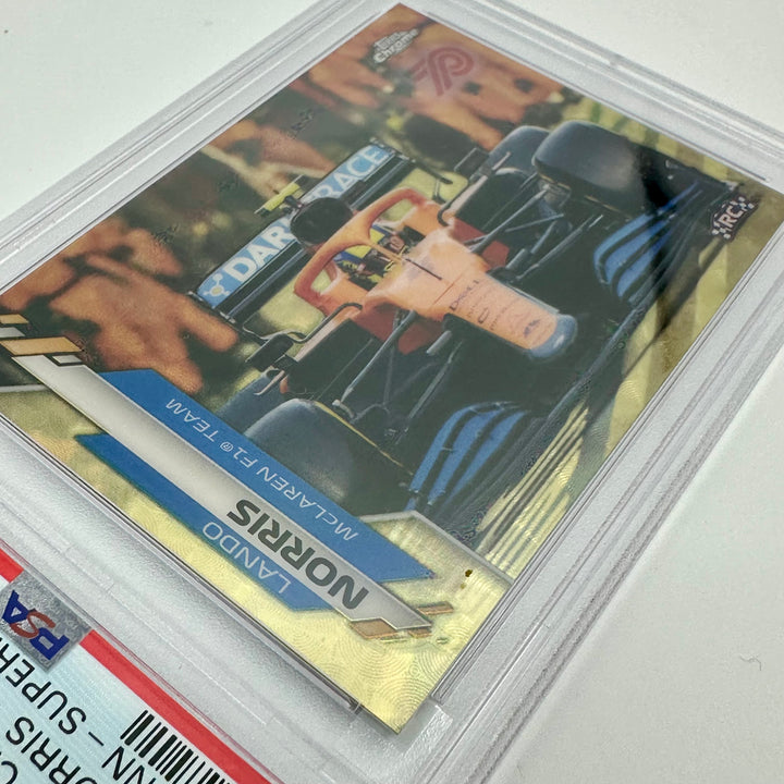 Superfractor - PSA 10 - Lando Norris #27 - 70th Ann - 2020 Topps Chrome F1 - Rookie Card