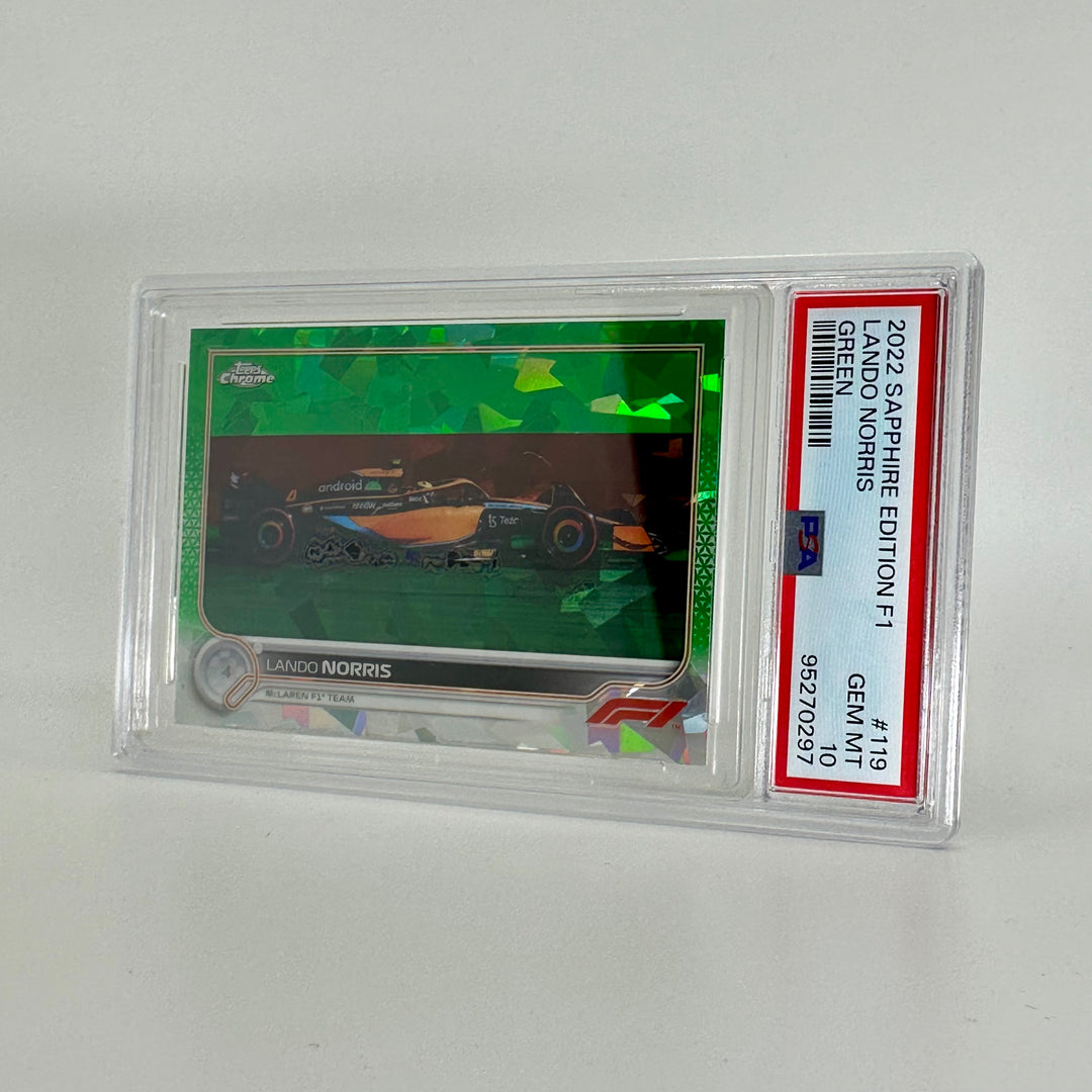 PSA 10 - 02/75 - Lando Norris #119 - Sapphire Edition - Green