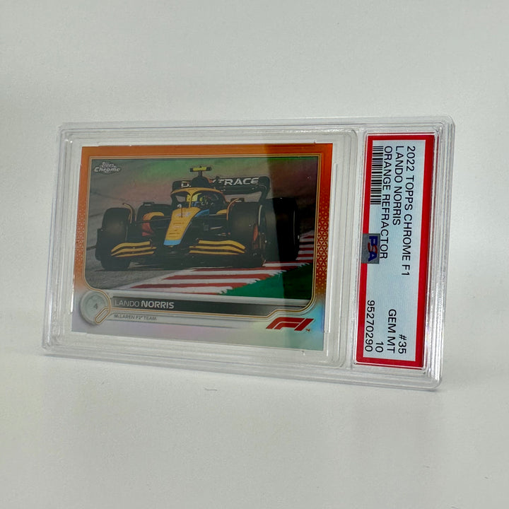 PSA 10 - 21/25 - Lando Norris #35 - Orange Refractor