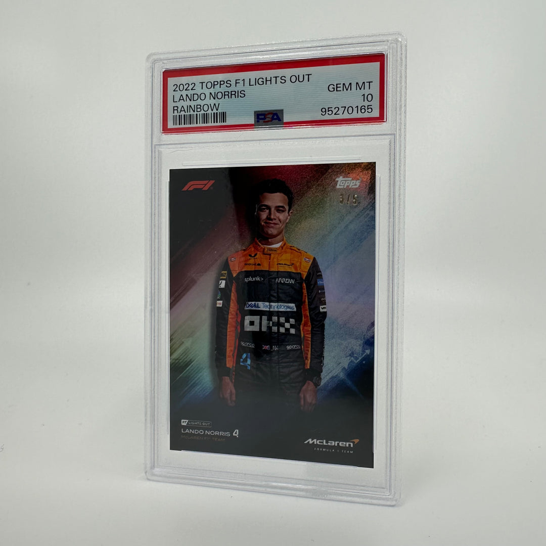 PSA 10 - 3/5 Gradient - Lando Norris - 2022 Topps Lights Out