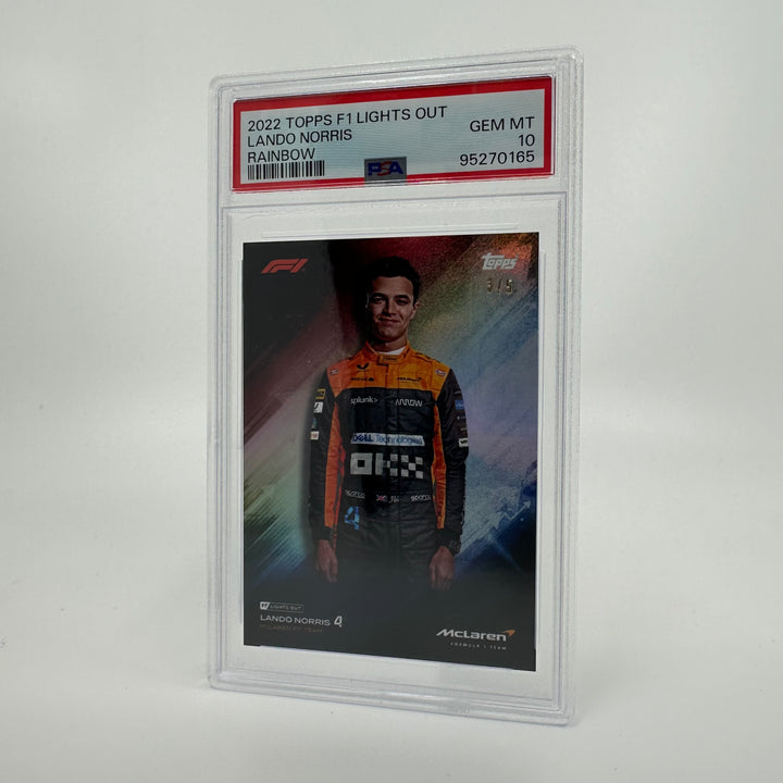 PSA 10 - 3/5 Gradient - Lando Norris - 2022 Topps Lights Out