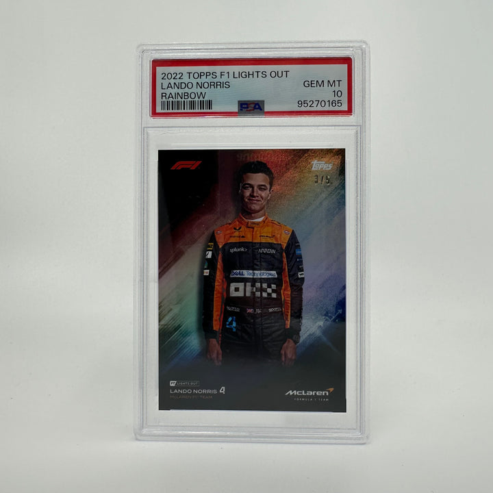 PSA 10 - 3/5 Gradient - Lando Norris - 2022 Topps Lights Out