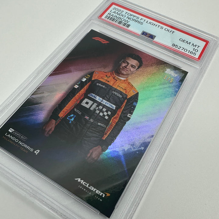 PSA 10 - 3/5 Gradient - Lando Norris - 2022 Topps Lights Out