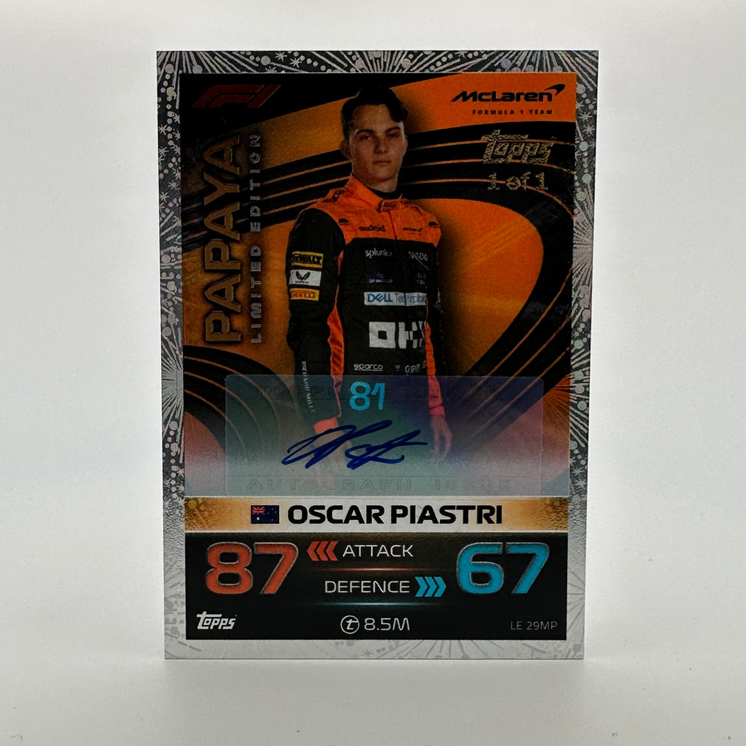1/1 Oscar Piastri #LE29MP - Papaya - Auto 2023 GP Exclusive - Rookie