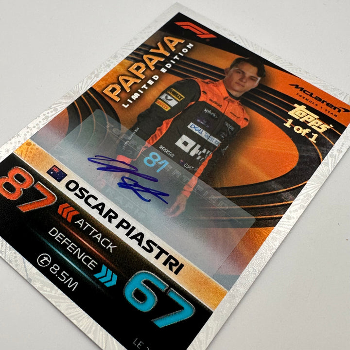 1/1 Oscar Piastri #LE29MP - Papaya - Auto 2023 GP Exclusive - Rookie