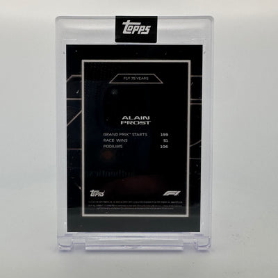 4/10 Black - Alain Prost - 2025 Topps Lights Out - 75th Anniversary