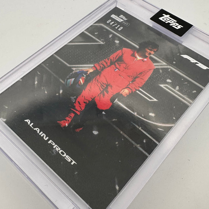 4/10 Black - Alain Prost - 2025 Topps Lights Out - 75th Anniversary