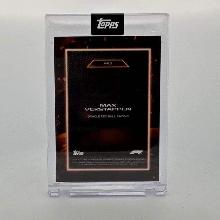 20/25 Orange - Max Verstappen - 2025 Topps Lights Out - Halo