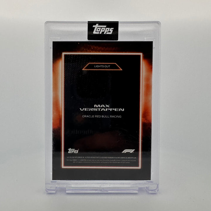 22/25 Orange - Max Verstappen - 2025 Topps Lights Out - Helmet