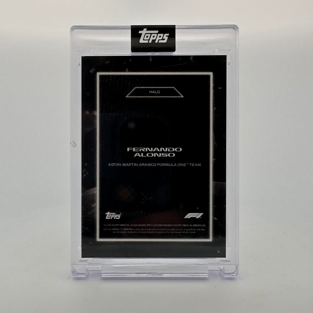 7/10 Black - Fernando Alonso - 2025 Topps Lights Out - Halo