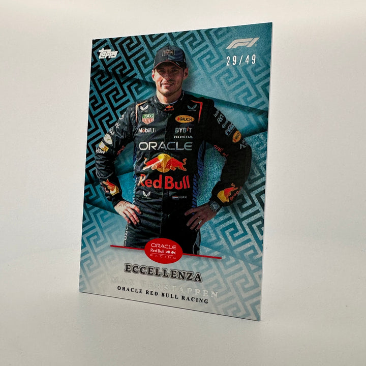 29/49 Max Verstappen - Driver - Blue - 2024 Topps Eccellenza F1