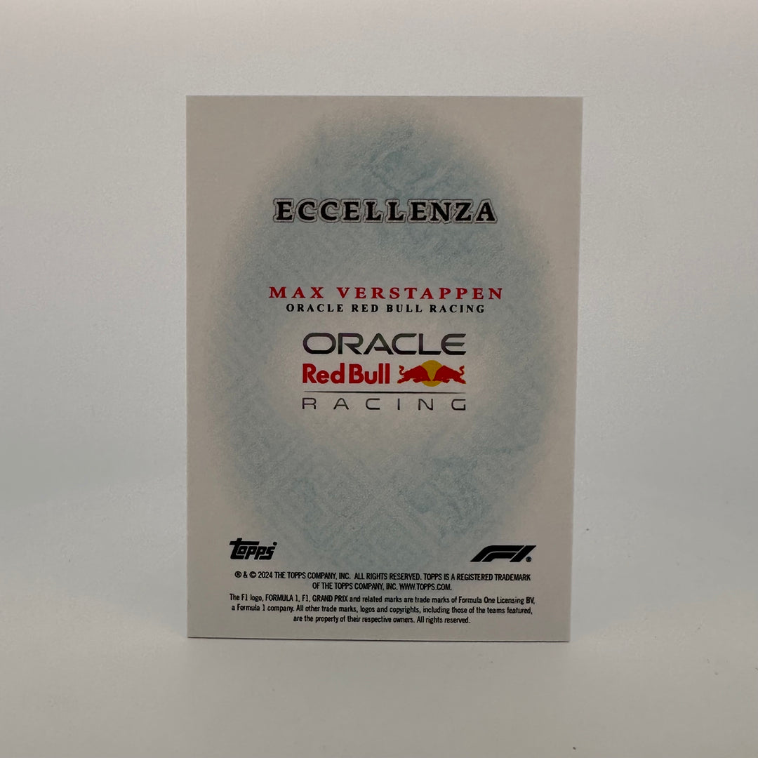 29/49 Max Verstappen - Driver - Blue - 2024 Topps Eccellenza F1
