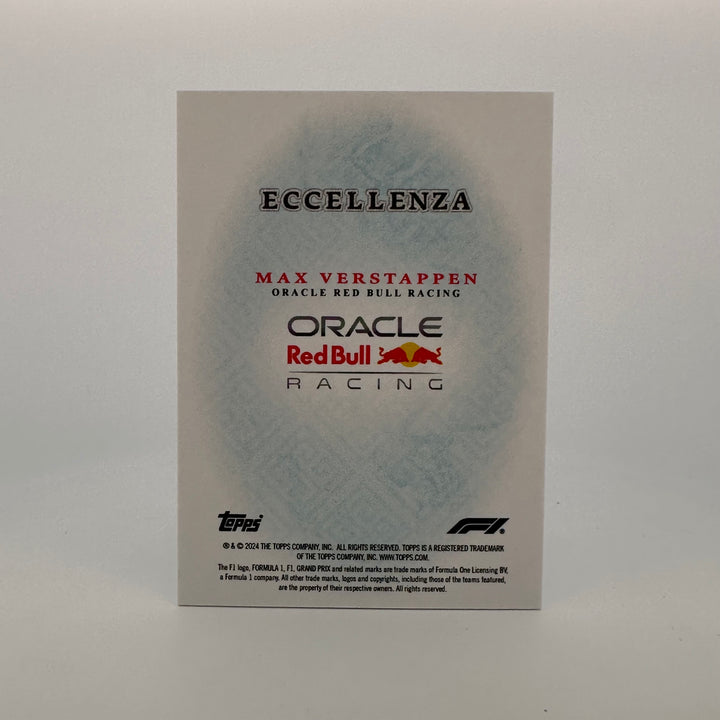 29/49 Max Verstappen - Driver - Blue - 2024 Topps Eccellenza F1