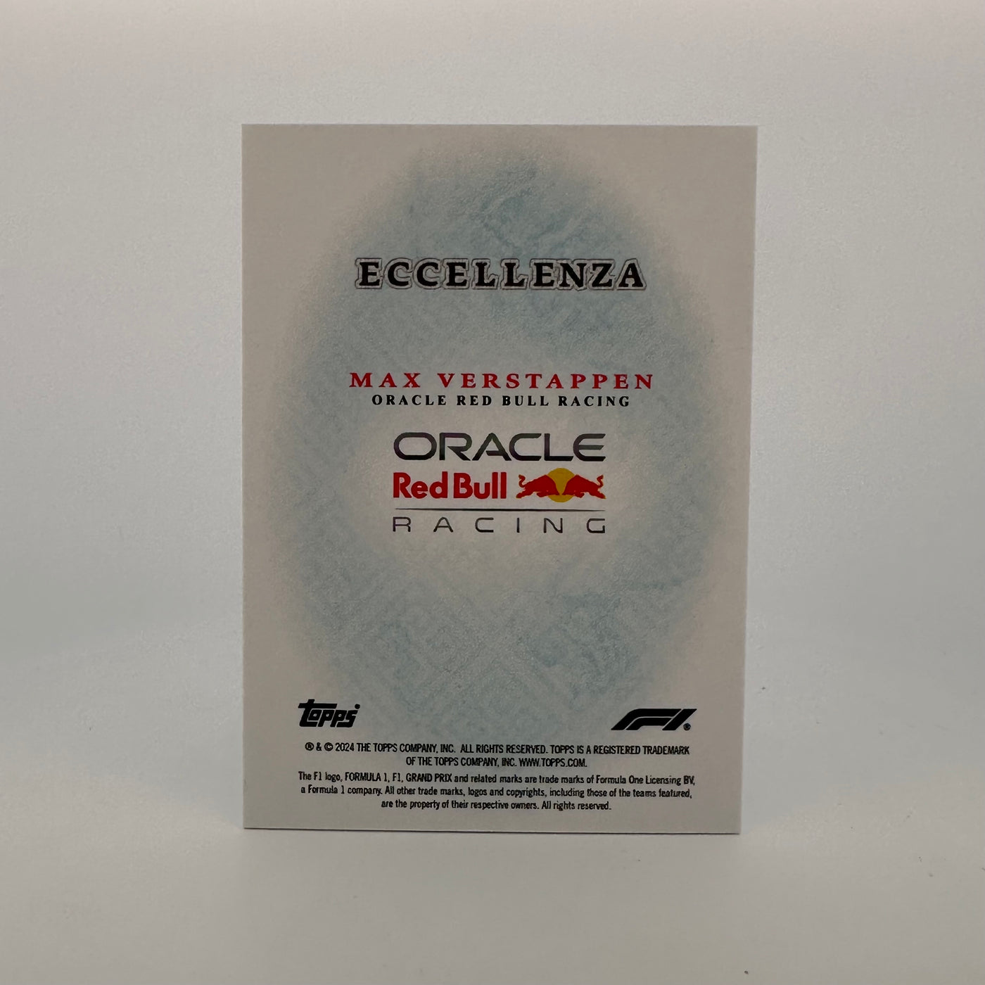 29/49 Max Verstappen - Driver - Blue - 2024 Topps Eccellenza F1