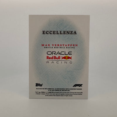 29/49 Max Verstappen - Driver - Blue - 2024 Topps Eccellenza F1