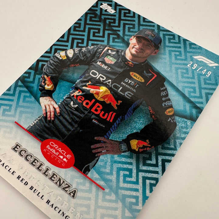 29/49 Max Verstappen - Driver - Blue - 2024 Topps Eccellenza F1