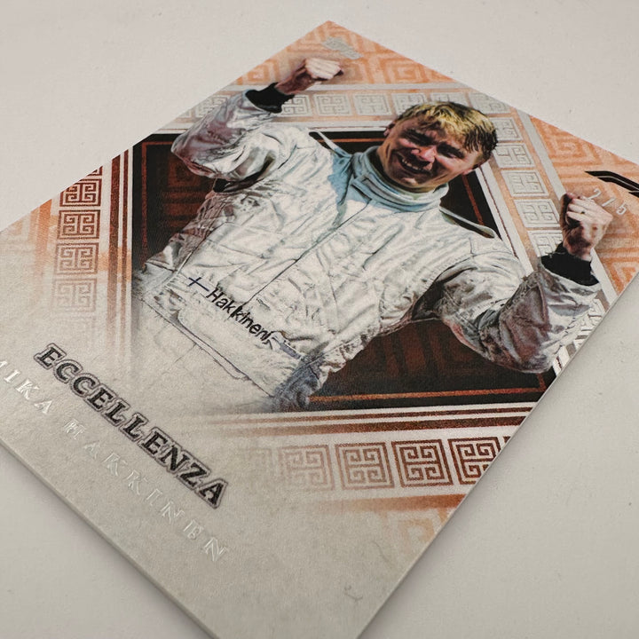 2/5 Mika Hakkinen - Veterano - Orange - 2024 Topps Eccellenza F1