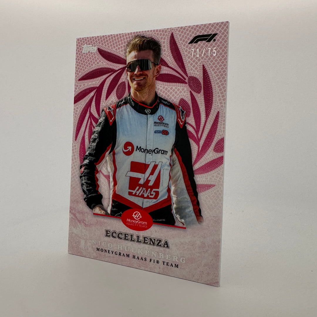 71/75 Nico Hulkenberg - Trionfo - Pink - 2024 Topps Eccellenza F1